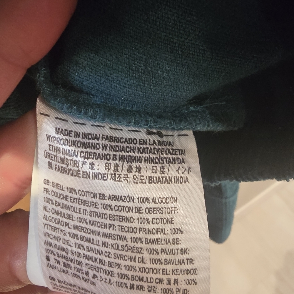 VANS Check It Out Woman Jade Green Streetwear Corduroy Shacket Jacket Snap Sz S - Picture 8 of 9